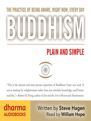cover image of Buddhism Plain and Simple